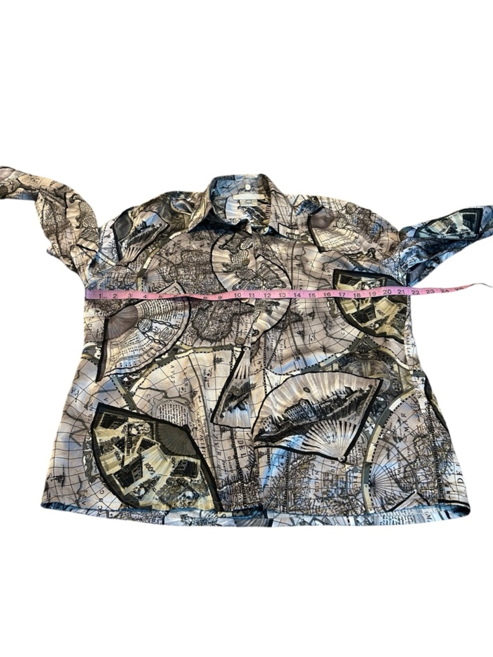 WORTH silk button down - Picture 3 of 5